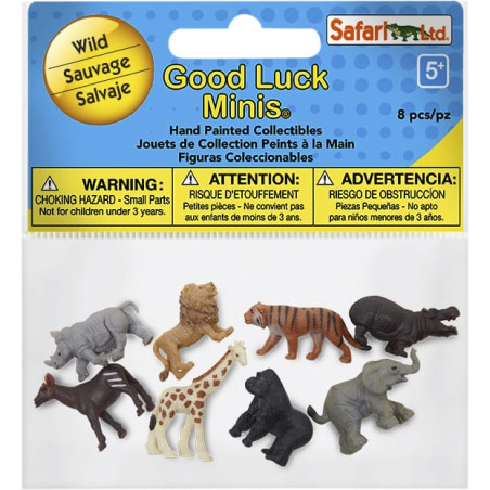 Dzikie Zwierzęta mini figurki 8 el. Safari Ltd.