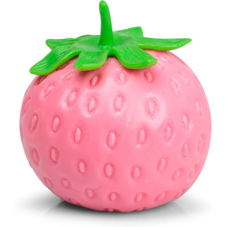 Gniotek truskawka różowa Squishy fragola