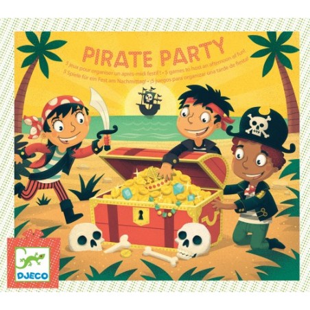 Gra Towarzyska Pirate Party 5 gier - Djeco