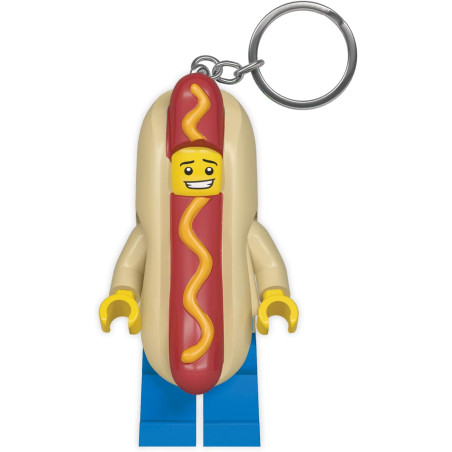 Lego breloczek z latarką człowiek Hot Dog 5005705