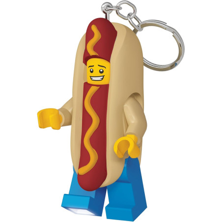 Lego breloczek z latarką człowiek Hot Dog 5005705