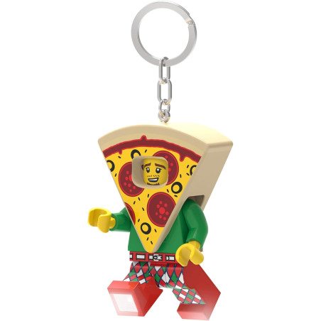 Lego breloczek z latarką LED ludzik Pizza KE176