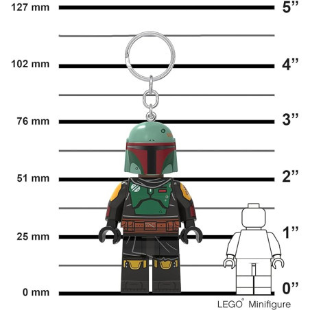 Lego breloczek z latarką LED Star Wars Boba Fett KE188