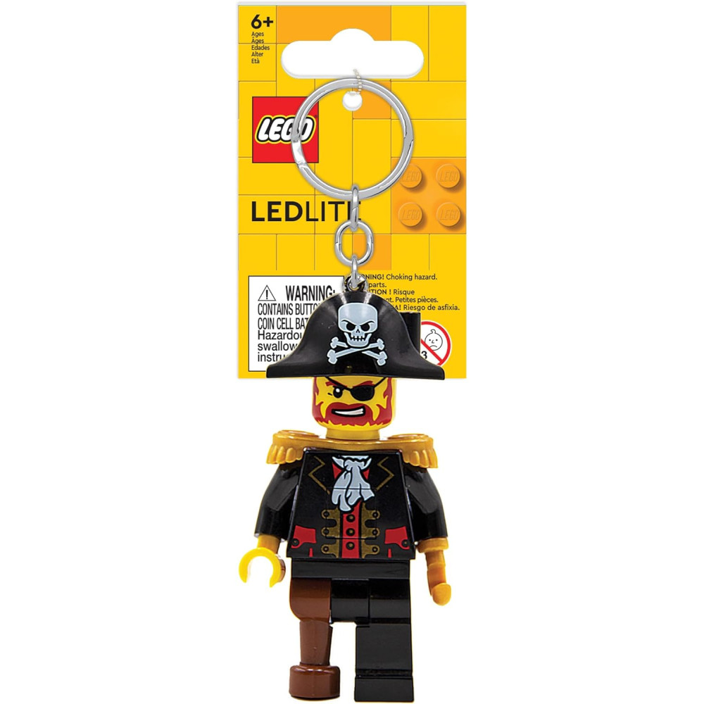 Lego breloczek z latarką LED Pirat KE23H