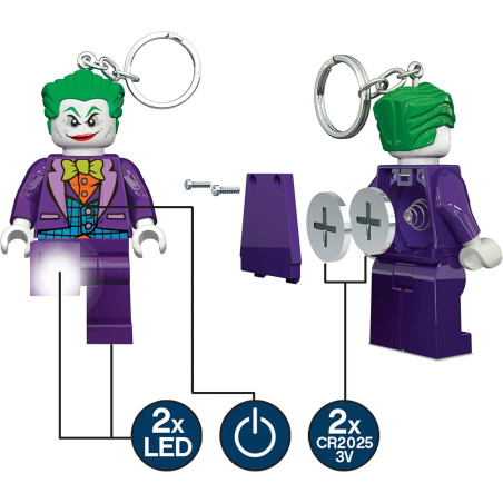 Lego breloczek z latarką Super Heroes Joker Batman 5008091