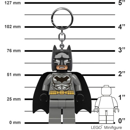 Lego breloczek z latarką Batman szary LGL-KE92