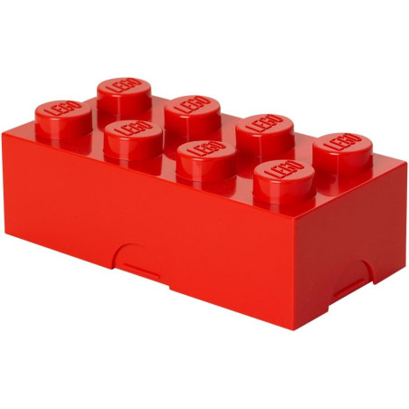 Lego pudełko klocek czerwony, lunchbox, piórnik, pojemnik