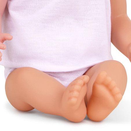 Lalka ze smoczkiem, w ubranku i opasce niemowlak 35,5 cm LullaBaby