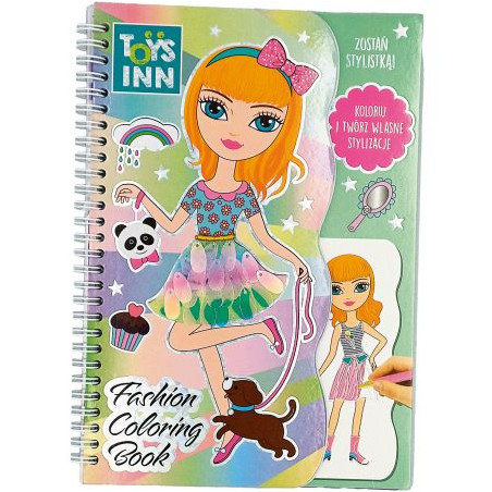 Notes z naklejkami do projektowania mody Fashion Toys Inn