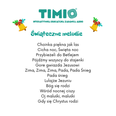 Timio Świąteczne Piosenki Międzynarodowe Dysk Christmas Songs