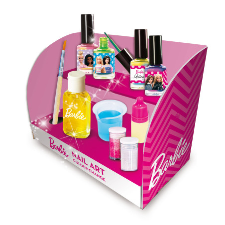 Barbie manicure lakiery zmieniające kolor Lisciani