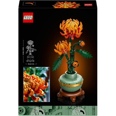 Chryzantema Lego 10368 kwiat w doniczce