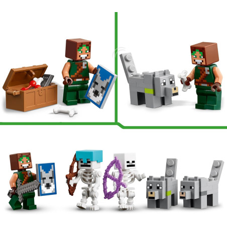 Wilcza twierdza Lego Minecraft 21261