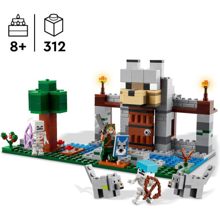 Wilcza twierdza Lego Minecraft 21261