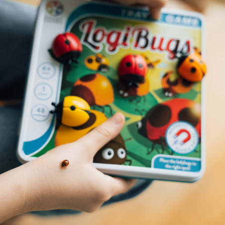 Smart Games LogiBugs magnetyczna gra łamigłówka podróżna