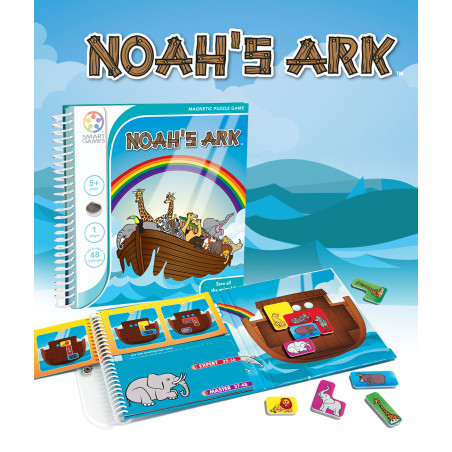 Smart Games magnetyczna łamigłówka Noah's Ark