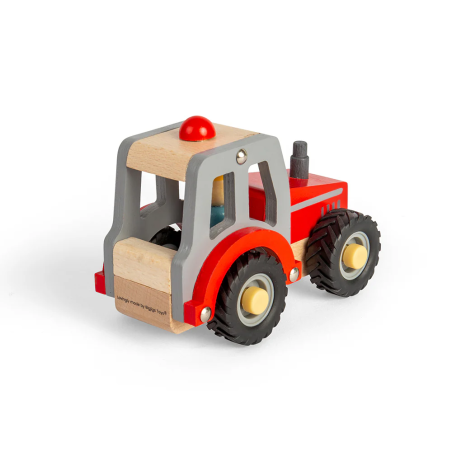 Czerwony Traktor Bigjigs Toys