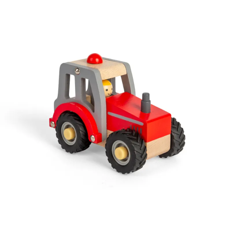 Czerwony Traktor Bigjigs Toys