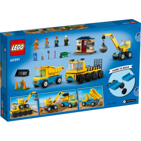 Lego 60391 Ciężarówki i dźwig z kulą wyburzeniową