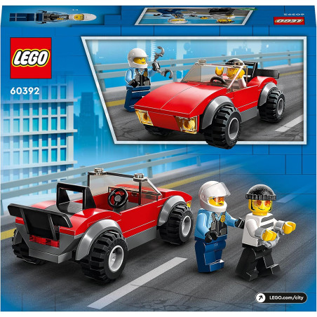 Lego 60392 Motocykl policyjny – pościg za samochodem