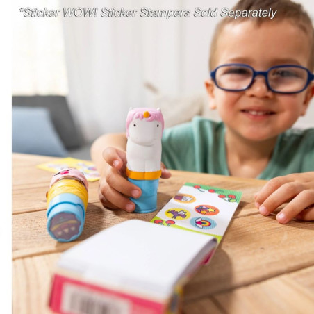 Naklejki uzupełniające i notesik zabaw Ulubione Sticker WOW Melissa & Doug