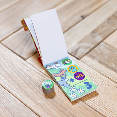 Naklejki uzupełniające i notesik zabaw Zwierzątka Sticker WOW Melissa & Doug