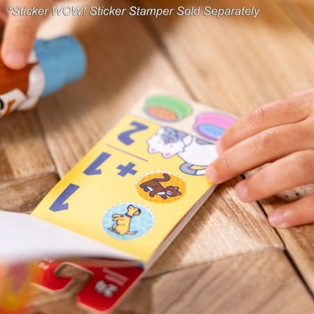 Naklejki uzupełniające i notesik zabaw Zwierzątka Sticker WOW Melissa & Doug