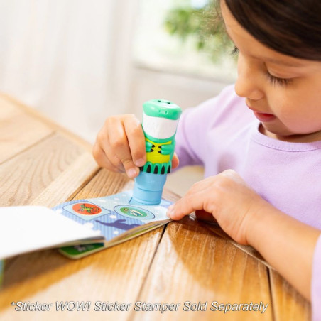 Naklejki uzupełniające i notesik zabaw Dinozaury Sticker WOW Melissa & Doug