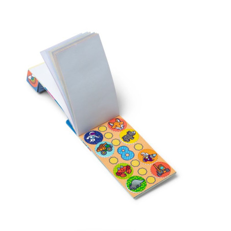 Naklejki uzupełniające i notesik zabaw Niespodzianki zątka Sticker WOW Melissa & Doug