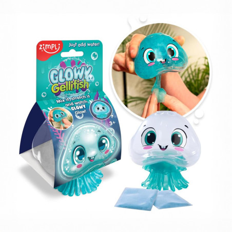 Świecąca Meduza do kąpieli Glowy Gellifish Slime Zimpli Kids