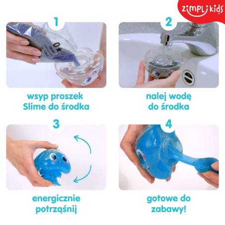 Świecąca Meduza do kąpieli Glowy Gellifish Slime Zimpli Kids