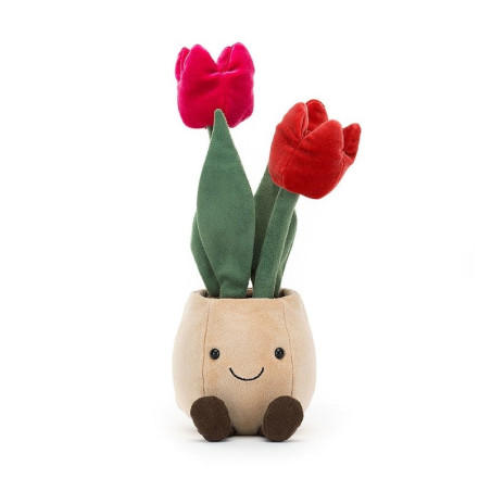 Jellycat tulipan w doniczce kwiat Jellycat Amuseables Tulip Pot