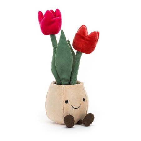 Jellycat tulipan w doniczce kwiat Jellycat Amuseables Tulip Pot