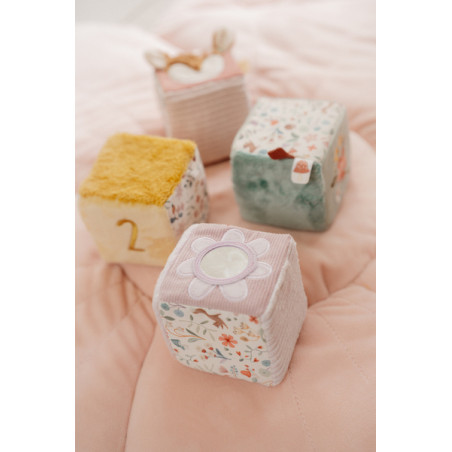 Little Dutch 4 miękkie klocki Soft Cubes Fairy Garden