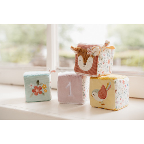 Little Dutch 4 miękkie klocki Soft Cubes Fairy Garden