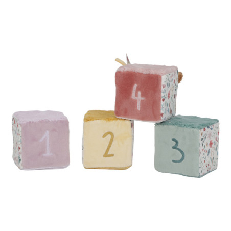 Little Dutch 4 miękkie klocki Soft Cubes Fairy Garden