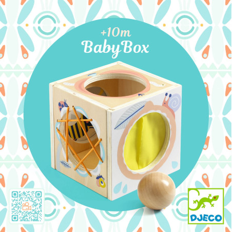 Pudełko sensoryczne z kulką BabyBox DJeco