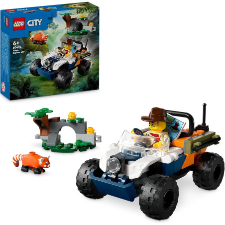 Lego 60424 Quad badacza dżungli z pandą czerwoną