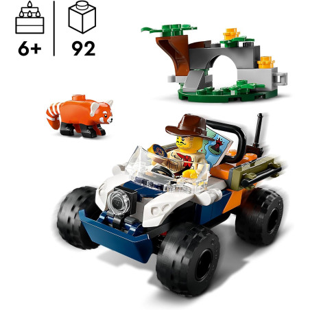 Lego 60424 Quad badacza dżungli z pandą czerwoną