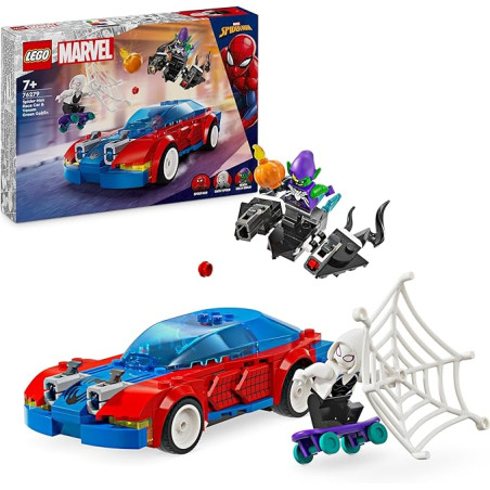 Wyścigówka Spider-Mana i Zielony Goblin Lego Marvel 76279