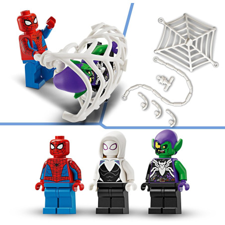 Wyścigówka Spider-Mana i Zielony Goblin Lego Marvel 76279