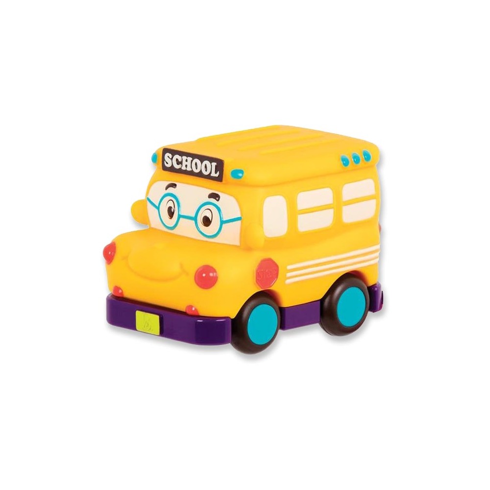 Miękkie Autko z Napędem Mini Wheeee-ls! Autobus  - B.toys