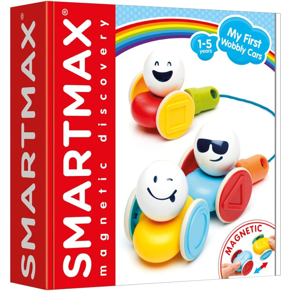 Smart Max My First Wobbly Cars magnetyczne samochodziki