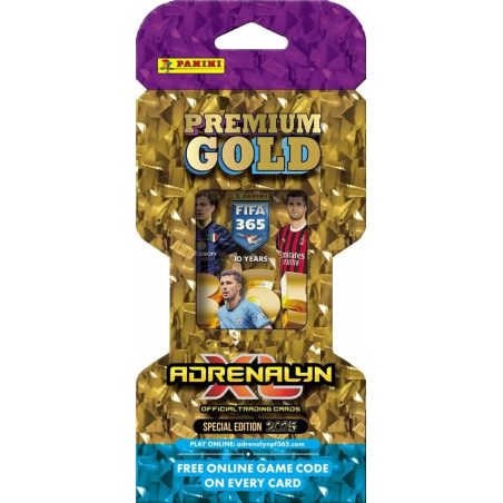 Karty Piłkarskie Premium Gold FIFA 365 2025 ADRENALYN XL PANINI blister