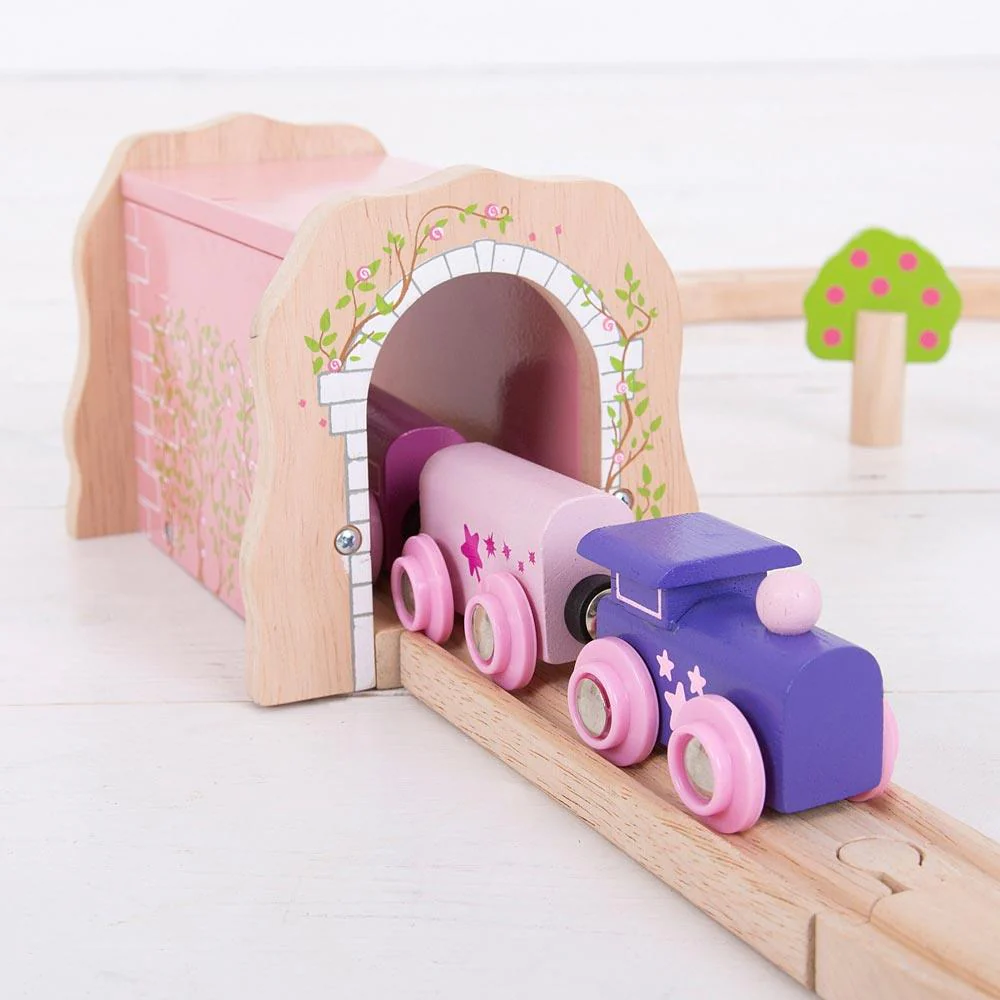 Tunel kolejowy różowy Bigjigs Rail