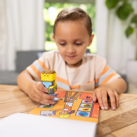 Stempelek z naklejkami Plac Budowy Sticker WOW Melissa & Doug