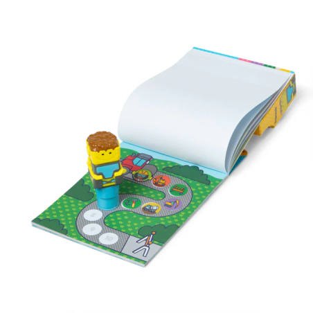 Stempelek z naklejkami Plac Budowy Sticker WOW Melissa & Doug