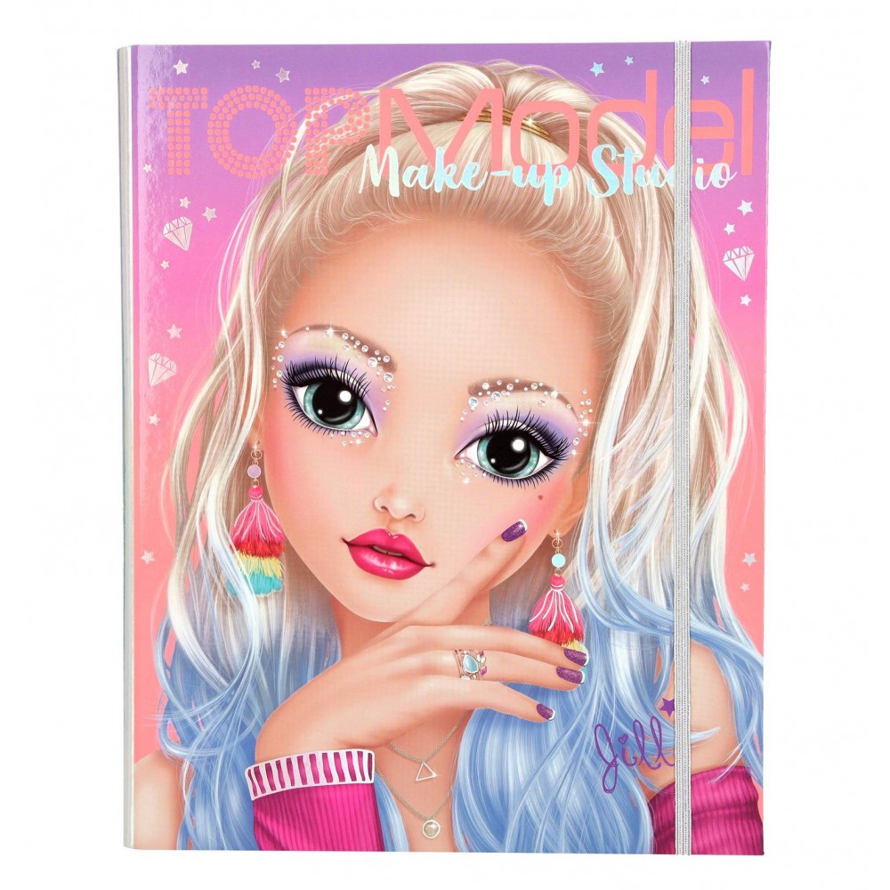 Make-up Studio Paletka z Kosmetykami i Szkicownik - Top Model