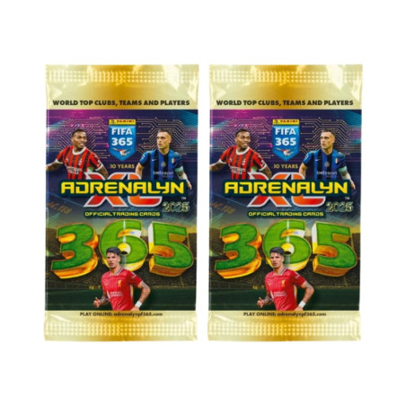 3 Karty piłkarskie XXL Limited + 2 saszetki FIFA 365 2025 ADRENALYN PANINI