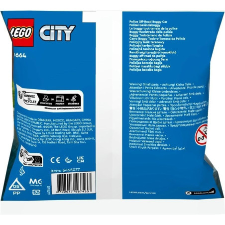 Policyjny łazik terenowy Lego saszetka 30663